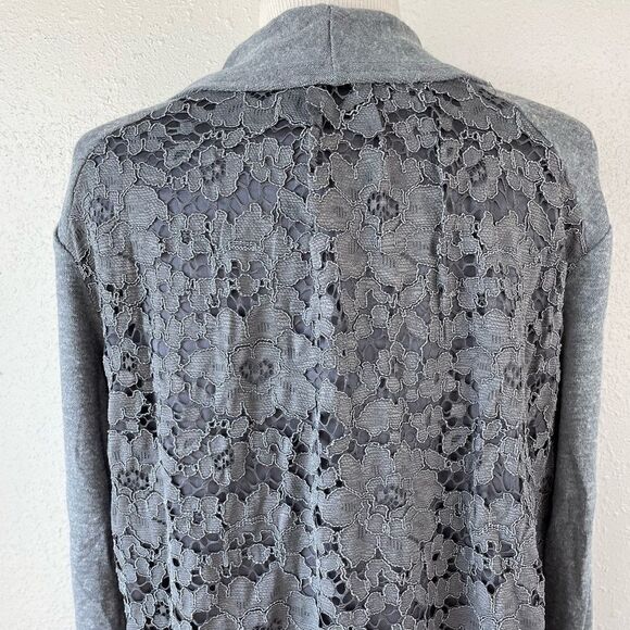 NWT Mystree Gray Cardigan Size L - Picture 6 of 9